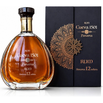 Ron Cueva 1501 Panama Sistema 12 Solera 40% 0,7 l (kazeta)