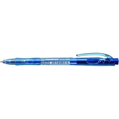 STABILO Химикалка, 0, 38 мм, с бутон, STABILO "Liner 308", синя 308F1041 (308F1041)