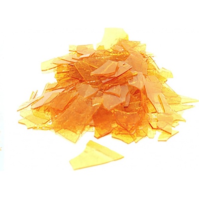 Enkaustický šelak šupinky žlutá citronová