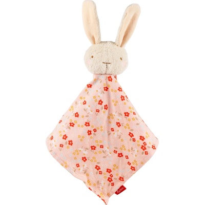 Prvý mojkáčik – komforter zajačik ružový 32 cm Sigikid