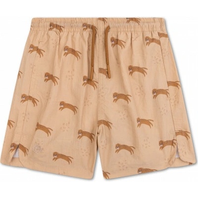 Swim Essentials Plavecké šortky s UPF Brown Leopard