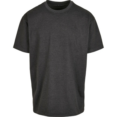 Build Your Brand tričko BY 102 oversize krátký rukáv pánské Charcoal