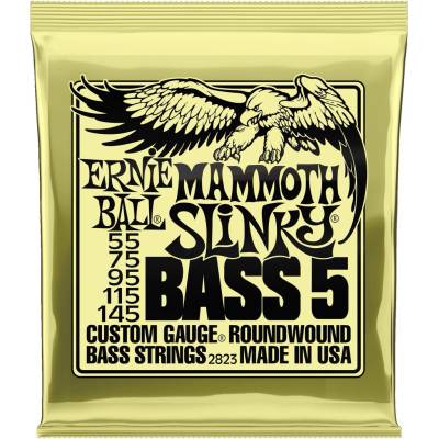 Ernie Ball 2823 Mammoth Slinky Nickel Wound 5-String Bass