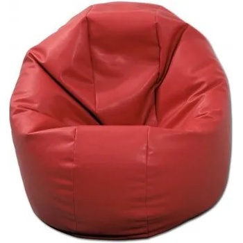 Image 1 of Pufrelax Калъф за пуф, 210л. , Relaxo - Rosu, (Не съдържа пълнеж), Еко кожа