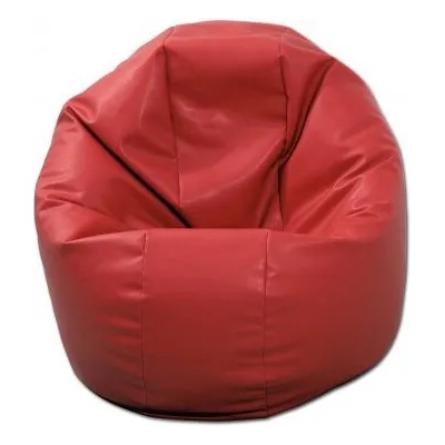 Pufrelax Калъф за пуф, 210л. , Relaxo - Rosu, (Не съдържа пълнеж), Еко кожа