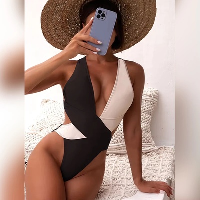 Цял бански YWCS-6401 black