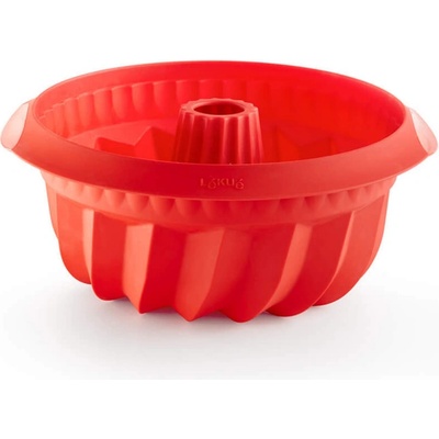 Lékué Форма за печене Lekue 1009483, Ø22 см, Платинен силикон, От -60°C до +220°C, Червен (1009483)