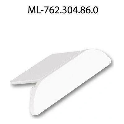ML-762.304.86.0 Koncovka pro PXA bez otvoru, stříbrná barva, 1ks