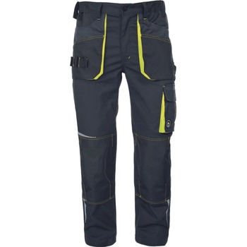 ČERVA Kalhoty EMERTON STRETCH do pasu Černá/žlutá