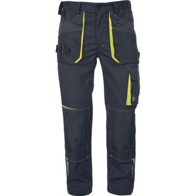 ČERVA Kalhoty EMERTON STRETCH do pasu Černá/žlutá