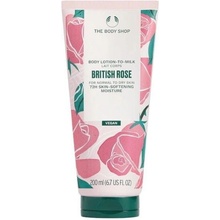 The Body Shop Tělové mléko pro normální až suchou pokožku British Rose (Body Lotion) 200 ml