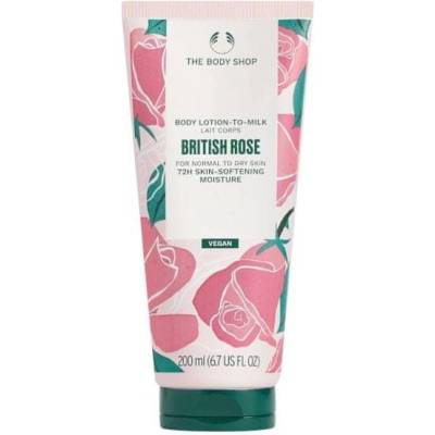 The Body Shop Tělové mléko pro normální až suchou pokožku British Rose (Body Lotion) 200 ml
