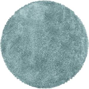 Ayyildiz Син кръгъл килим ø 160 cm Fluffy - Ayyildiz Carpets (FLUFFY1601603500BLUE)