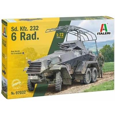 ITALERI Model Kit military 97032 Sd.Kfz. 232. 6 Rad 1:72