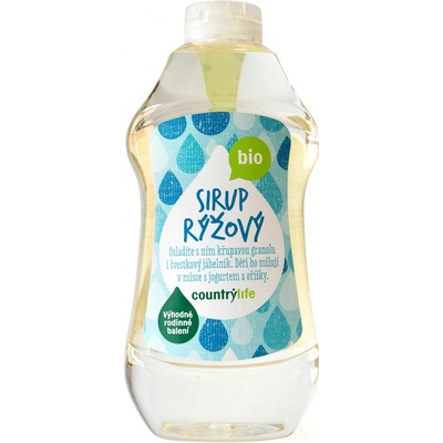 Country Life Sirup rýžový BIO 900 ml
