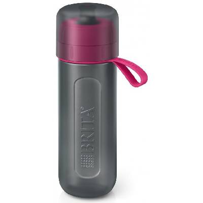 Филтрираща бутилка за вода BRITA - Fill&Go Active, 0.6 l, розова (1020337)