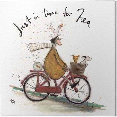 Obraz na plátne Sam Toft - Just in Time for Tea, 2 - 30×30 cm