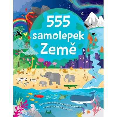 555 samolepek Země