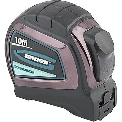 GROSS Ролетка Doppelhaken, 10 m х 25 mm, двустранна скала, GROSS