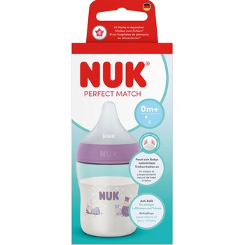 Nuk Perfect Match Шише РР 150мл. със силиконов биберон за хранене S, 0+мес. , Хипо (10215407)