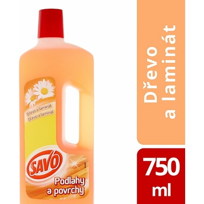 Savo Podlahy a povrchy drevo a laminát univerzálny čistiaci prípravok 750 ml