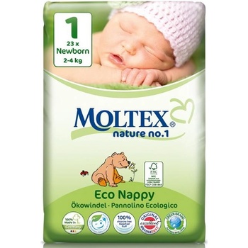 Moltex eko plienky NEWBORN 2-4 kg 23 ks