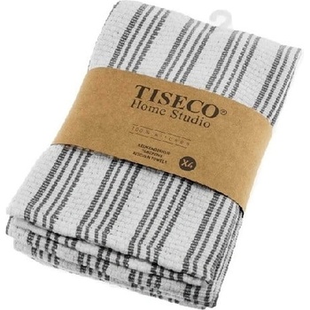 Tiseco Home Studio Памучни кърпи за съдове в комплект 4 бр. 50x70 cm Stripes - Tiseco Home Studio (9285GREY)