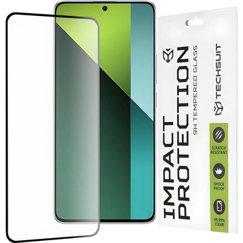Techsuit защитно пълно покриващо стъкло 111D за Xiaomi Redmi Note 13 Pro 5G/Poco X6 - Черен KP36617 (36617)