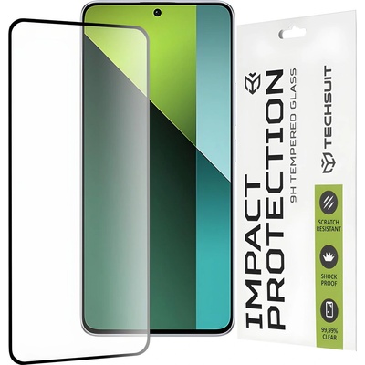 Techsuit защитно пълно покриващо стъкло 111D за Xiaomi Redmi Note 13 Pro 5G/Poco X6 - Черен KP36617 (36617)