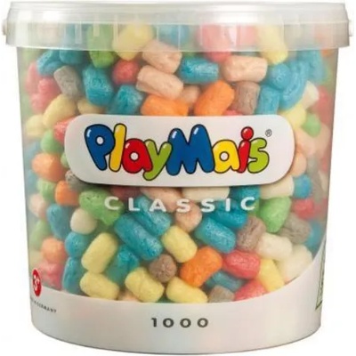PlayMais : Пръчици от царевично нишесте - кофа с 1000 броя (PLM-160027)