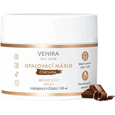 VeniraA opalovací máslo bronze SPF25 čokoláda 100 ml