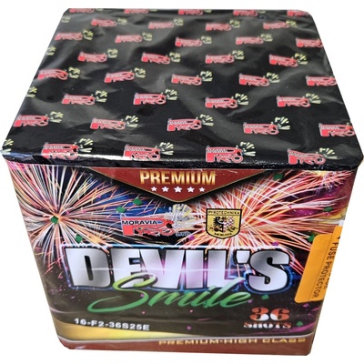 DEVILS SMILE kompakt 36 výstřelů, cal. 25 mm