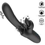 SuperLove Triple Licking Tongue Vibrator Black