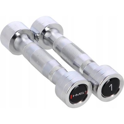 HMS CHD01 Chromované činky 2 x 1 kg