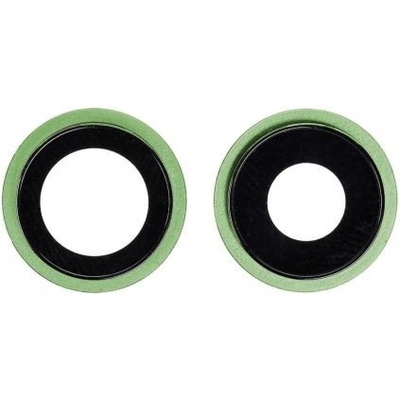 Apple iPhone 12, 12 Mini - Sklíčko Zadnej Kamery s Rámom (Green) - 2ks, Green