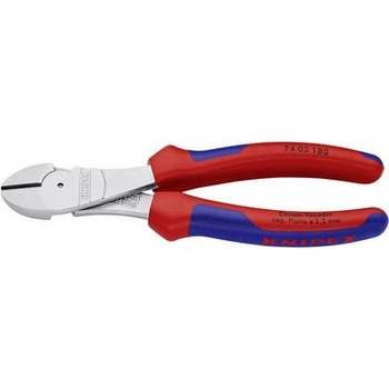 KNIPEX Клещи, с хромирана повърхност и дръжки с двукомпонентна втулка, L 180 mm, рязане O 3, 8 / 2, 7 / 2, 2 mm (74 05 180) (74 05 180)