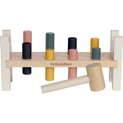 Petite&Mars Big Bang Wood of Mars игра с чукче от дърво 12 m+