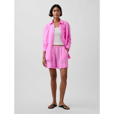 GAP Ленени къси панталони GAP GAP | Rozov | ЖЕНИ | XS