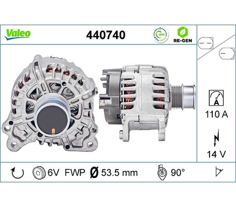 VALEO Alternátor 440740