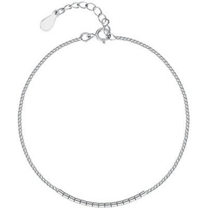 Silenti Jewelry Сребърна гривна за крак "Обаятелност