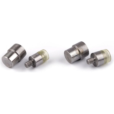 Piston na oboustranné kovové druky Ø15 mm nikl 1 sada