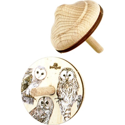 Lesní svět Dřevěná káča Sovy
