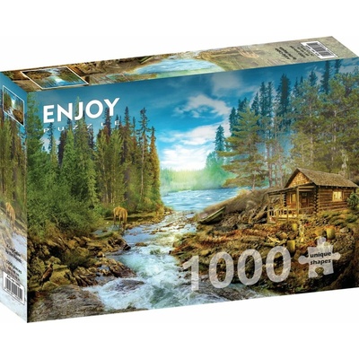 ENJOY Srub u peřejí 1000 dílků