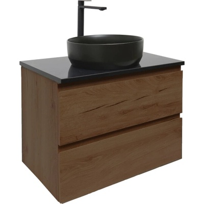 Koupelnová skříňka s umyvadlem SAT B-Way 59x30x45 cm ořech mat BWAY60NUTZUB
