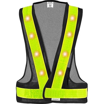 Image 1 of SKY SAFETY Светеща светлоотразителна сигнална жилетка М16-139