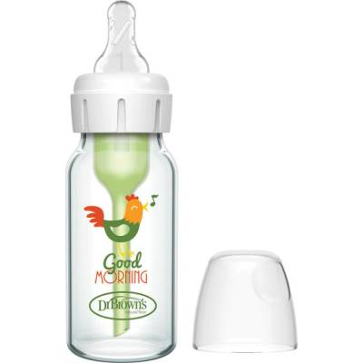 Dr. Brown's Options+ sklenená štandardná fľaša kohút 120 ml