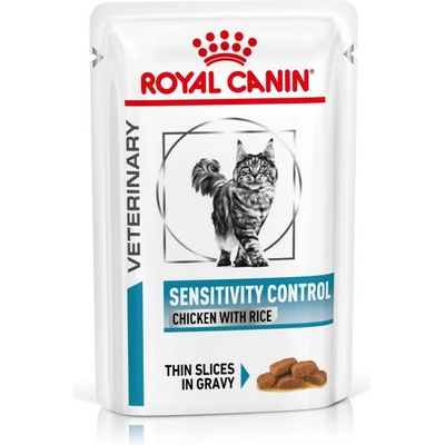 Royal Canin Sensitivity Control Chicken with Rice kapsičky v omáčce s potravinovými alergiemi 12×85 g