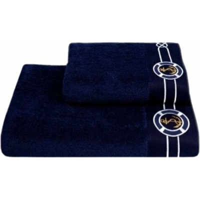 Soft Cotton Uterák MARINE MAN 50x100 cm. Luxusné froté uteráky MARINE 50x100cm v námorníckom štýle, vhodné aj na loď. Uteráky sú vyrobené zo 100% česanej bavlny. Tmavo modrá