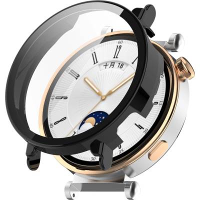 Techsuit Протектор за Huawei Watch GT 4 (41мм) + Протектор - Defense360 Pro - Черен