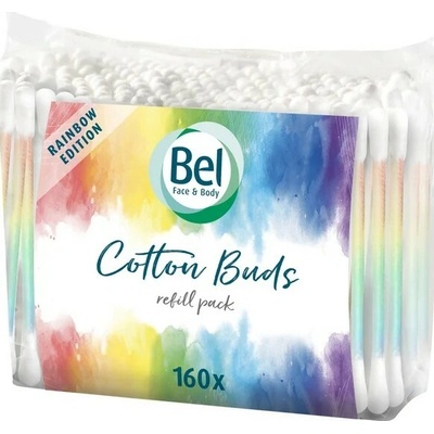 Bel Face&Body RAINBOW vatové tyčinky sáček 160 ks